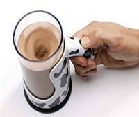 New Supreme Moo Chocolate Milk Mixer, by Hog Wild. 16 oz super size glass